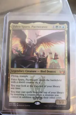 MTG Falco Spara, Pactweaver Streets of New Capenna Mythic M/NM - Image 1