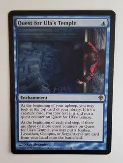 Moderately Played - MTG Quest for Ula's Temple - Worldwake - Image 1