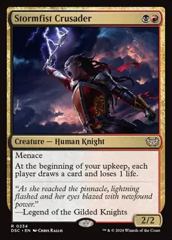 Stormfist Crusader Regular - Duskmourn: House Of Horror Commander MTG-NM - Image 1