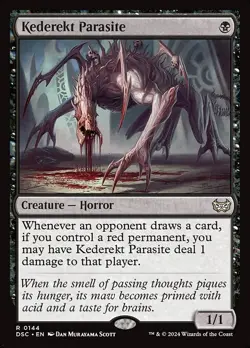 Kederekt Parasite Regular - Duskmourn: House Of Horror Commander MTG-NM - Image 1