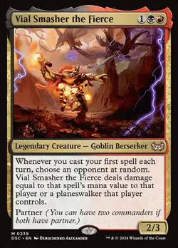 Vial Smasher the Fierce Regular - Duskmourn: House Of Horror Commander MTG-NM - Image 1