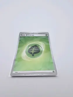 Pokemon Basic Grass Energy 009 Scarlet Violet Cracked Ice Holo MINT Pack Fresh - Image 1