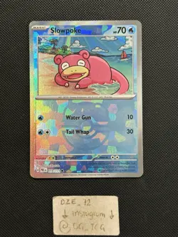 Pokemon Prismatic Evolutions - Slowpoke - 018/131 - MASTERBALL REVERSE - M/NM - Image 1