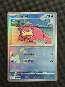 Pokemon Prismatic Evolutions - Slowpoke - 018/131 - MASTERBALL REVERSE - M/NM - Image 2