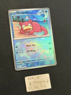 Pokemon Prismatic Evolutions - Slowpoke - 018/131 - MASTERBALL REVERSE - M/NM - Image 3