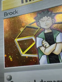 Brock HOLO 15/132 Gym Heroes Trainer VINTAGE 2000 Pokemon - Image 3