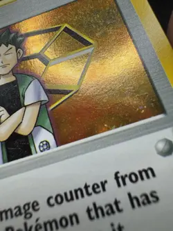 Brock HOLO 15/132 Gym Heroes Trainer VINTAGE 2000 Pokemon - Image 4
