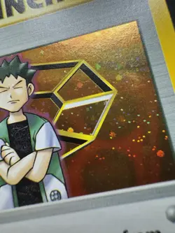 Brock HOLO 15/132 Gym Heroes Trainer VINTAGE 2000 Pokemon - Image 5