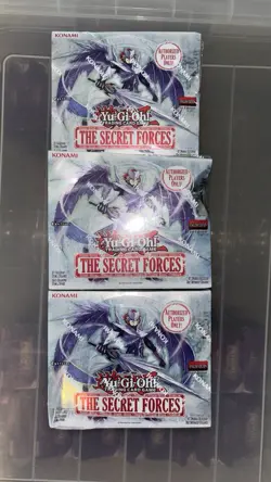 Yugioh The Secret Forces 1st Edition Booster Box Factory Sealed X6 - Image 5