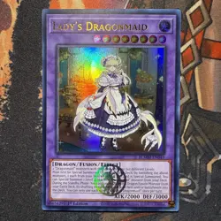Yugioh! Lady's Dragonmaid BLMM-EN049 Ultra Rare 1st Edition - Image 1