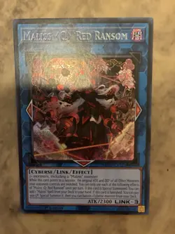 Yugioh! TCG - Maliss Q Red Ransom - Prismatic Secret Rare - MP25-EN125 - Image 1