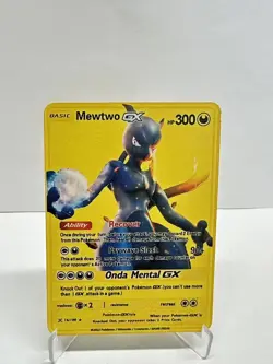 Mewtwo GX HP300 Pokemon Metal Card-Collectible Gift Display. - Image 3