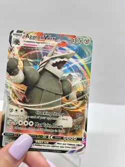 Aggron VMAX HP330 Pokemon Metal Card-Collectible Gift Display. - Image 3