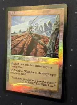 MTG English Wasteland LP/NM Foil Promos: Magic Player Rewards - Image 3