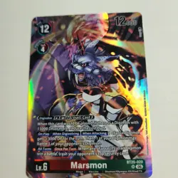 Marsmon BT25-020 SR Foil Digimon Card Game FREE SHIPPING - Image 1