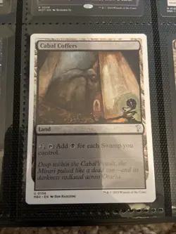 MTG Cabal Coffers White Border Mystery Booster 2 Regular Card - Image 1