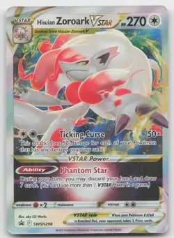 Hisuian Zoroark VSTAR Promo Holo SWSH: Sword & Shield Promo Cards SWSH298 NM - Image 1