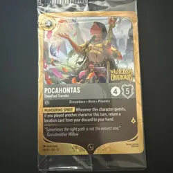 Pocahontas - Steadfast Traveler 48 Disney Lorcana Promo Cards Holo - Image 1