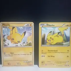 Pikachu lot of 3 mid era- vintage cards pokemon tcg - Image 3