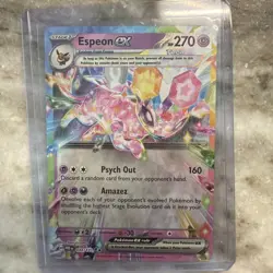 Espeon ex 034/131 Prismatic Evolutions Ultra Rare Holo Pokemon Card NM - Image 1