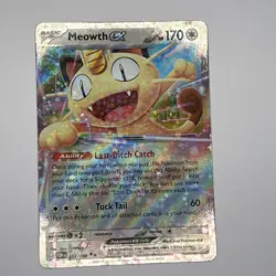 Pokemon Meowth EX 062/088 Holo Card HP170 Last-Ditch Catch - Image 1