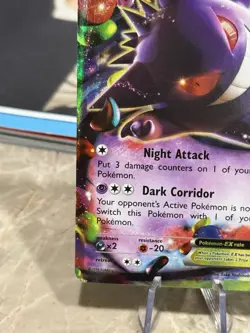 Gengar EX Ultra Rare XY - Phantom Forces 34/119 NM Holo Pokemon Card TCG - Image 4