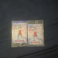 Bandai Namco One Piece Card Game US Voyage Monkey D. Luffy Holo 5 Cards - Image 3