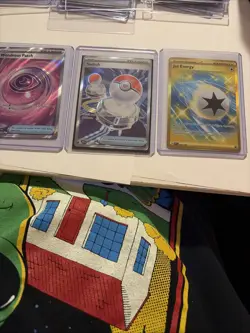 Pokemon Lot Of 3 Cards Full Art Jet Energy/switch/wondrous Patch - Image 1