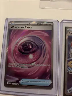 Pokemon Lot Of 3 Cards Full Art Jet Energy/switch/wondrous Patch - Image 2