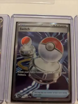 Pokemon Lot Of 3 Cards Full Art Jet Energy/switch/wondrous Patch - Image 3