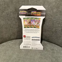Pokemon Sword & Shield: Evolving Skies - Sleeved Booster Pack [TCG 10 Cards] NEW 820650808784 - Image 2