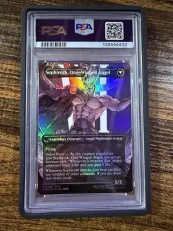 FOIL Sephiroth, Fabled SOLDIER 0382 Borderless - FINAL FANTASY - PSA 9 W/ Guard - Image 2