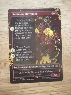 Summon: Brynhildr (Borderless) - FINAL FANTASY - 366 - NM - Image 1