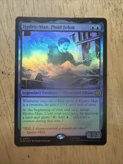 Hydro-Man, Fluid Felon (Foil) 0033 (R) MTG Marvel's Spider-Man (SPM) - Image 1