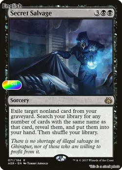 Secret Salvage [AER - 71] Foil Aether Revolt - Image 1