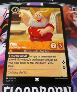LORCANA TRADING CARD GAME TCG DISNEY CHAPITRE 2 CARTE PROF 5/204 FR NM - Image 1