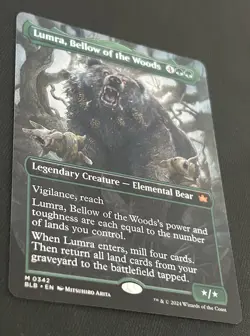 Wizards of the Coast MTG Lumra, Bellow of the Woods 0342 Borderless - Image 2