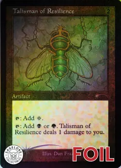 Talisman of Resilience (Etched) - Secret Lair Enemy Talismans - 1059 - NM Foil - Image 1