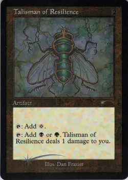 Talisman of Resilience (Etched) - Secret Lair Enemy Talismans - 1059 - NM Foil - Image 2