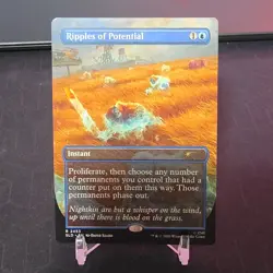 MTG Ripples of Potential Borderless Fallout Secret Lair NM - Image 1