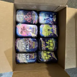 Pokemon Paldean Fates Opened No Booster Packs. Stickers & Artwork Set 29 Tins - Image 2