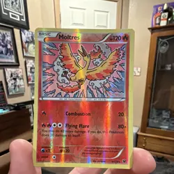 The Pokemon Company Moltres 9/124 Fates Collide Reverse Holo English 120 HP - Image 1