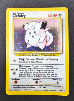 Clefairy - Base Set - LP Foil - 5/102 - Pokemon TCG - Image 1