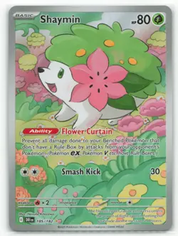 Pokemon SV10: Destined Rivals #185/182 Shaymin Illustration Rare - Image 1