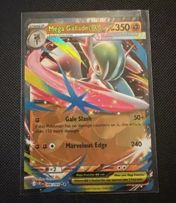 Mega Gallade ex 048/086 Holo NM Pokemon Card ME04 Chaos Rising - Image 1