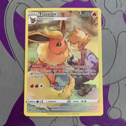 Pokemon TCG Flareon TG01/TG30 Swsh09: Brilliant Stars Trainer Gallery - Image 1