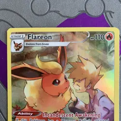 Pokemon TCG Flareon TG01/TG30 Swsh09: Brilliant Stars Trainer Gallery - Image 2