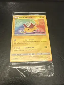 The Pokemon Company Ash's Pikachu SM108 SM Promo Holo Regular English 2017 - Image 1