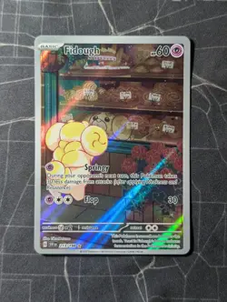 Pokemon TCG: Fidough 213/198 Scarlet & Violet - Full Art Illustration NM - Image 1