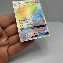 Pokemon TCG 2017 Zoroark GX 77/73 RAINBOW SECRET RARE [Card protector included] - Image 3